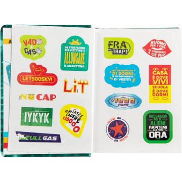 Agenda Comix 2025-2026 16m Mini J 74088k Verde