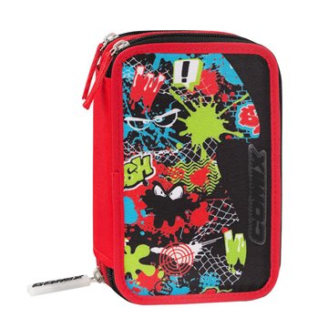 Astuccio Corredato 3 Zip Comix Wave  Paint Ball 74156pb
