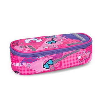 Astuccio Ovale Organizzato Comix Wave Pins Girl 74157pg