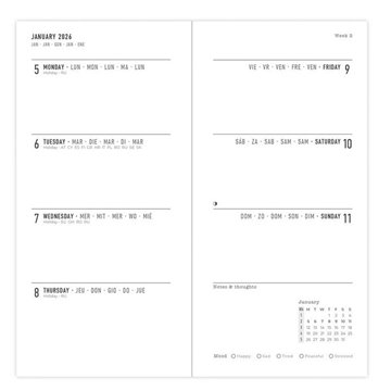 Agenda 2026 Letts Fy Verona Slim Settimanale Assortita L081239