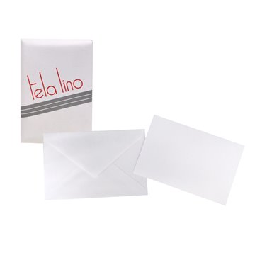 Opalino 10/10 Buste E Biglietti Tela Lino 9