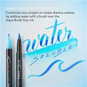 Pennarelli 24 Ly Aqua Brush Duo