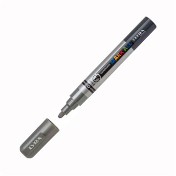Pennarelli Grad Mark All 2 Mm Argento 6820251