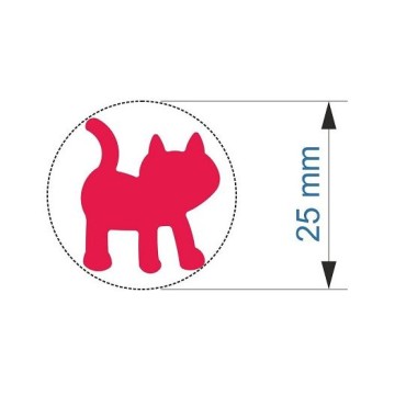 Fustella Mm.25 Gatto Cpef222