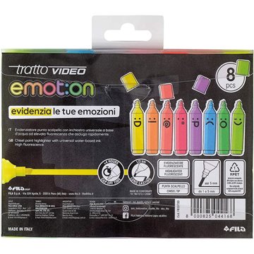 Evidenziatori Tratto Video Emotion Pz.8