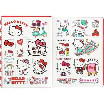 Superdiario Std Datato Stripes Hello Kitty 76189st