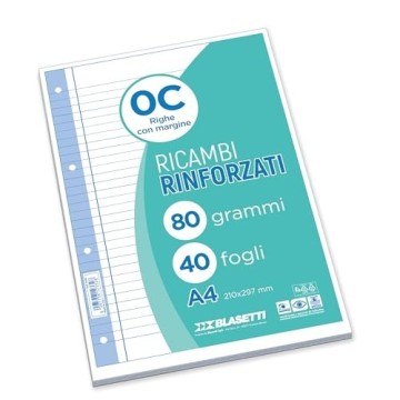Ricambi A4 Rinforzati Gr.80...