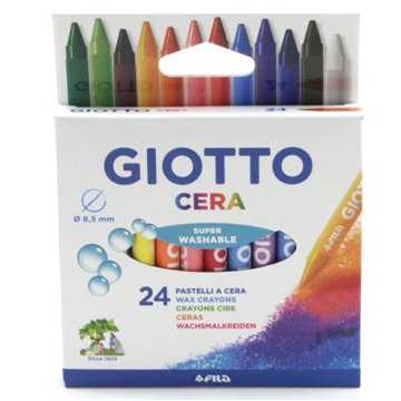 Pastelli Cera Giotto Pz.24 282200