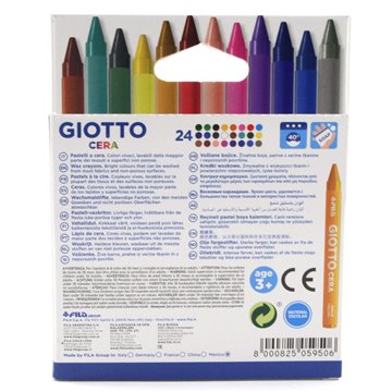 Pastelli Cera Giotto Pz.24 282200