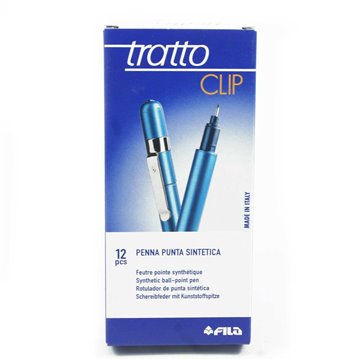 Pennarelli Tratto Clips Blu