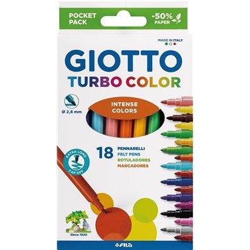 Pennarelli Giotto Turbo Color 18 Colori F073400