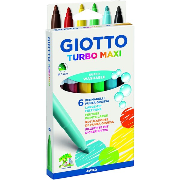 Giotto Turbo Maxi Pennarelli 24pz | Acquista Su
