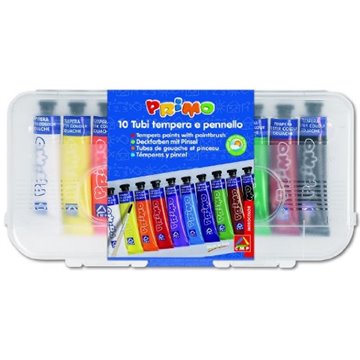 Tempera 10 Colori Tubetto Alluminio 744t10gap