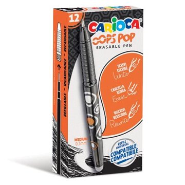 Penne Cancellabili Carioca Oops Nero 42044/01