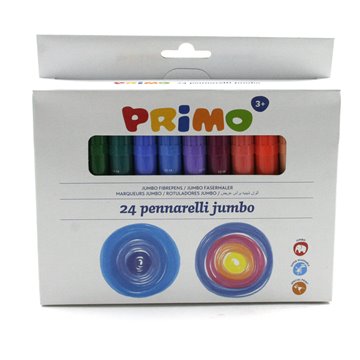 Pennarelli Maxi Jumbo 24 Colori Primo 604jumbo24