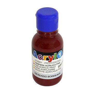 Tempera Acrilica Ml.125 320 Rosso Bordeaux