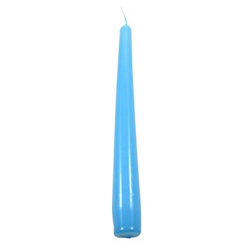 Candele Coniche Laccate Celeste