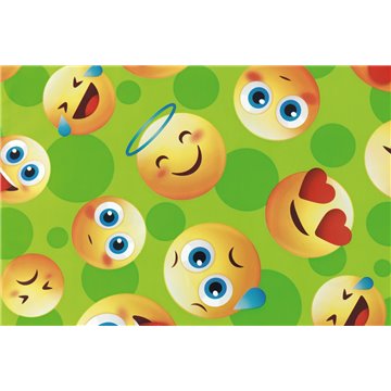 Sacchetti 16x25cm 35my Tema Emoji Assortiti