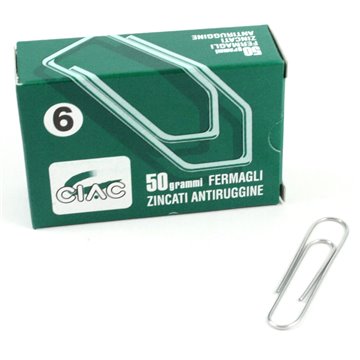 Fermagli Ciac 6  Gr.50