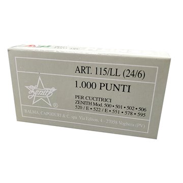 1000 Punti Metallici Zenith 115/ll (24/6)