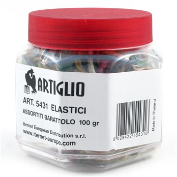 Barattolo Elastici Gr.100 5431