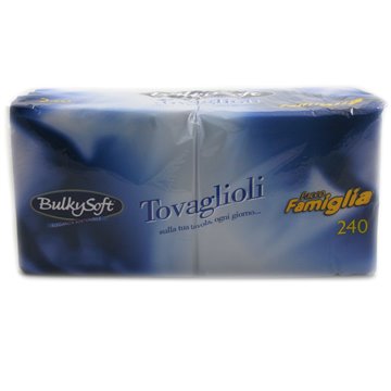 Tovaglioli Bulkysoft 33x33 1v 240pz