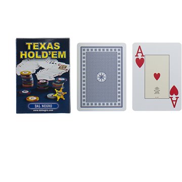 Carte Da Gioco Texas Hold'em Pvc Astuccio Blu O Rosso