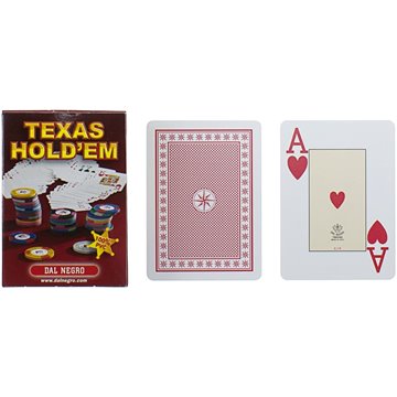 Carte Da Gioco Texas Hold'em Pvc Astuccio Blu O Rosso