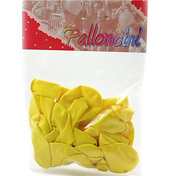 Palloncini Monocolore Pz.25 Gialli