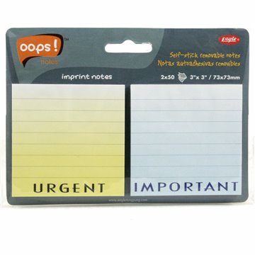 Self Stick Notes Imprint C673