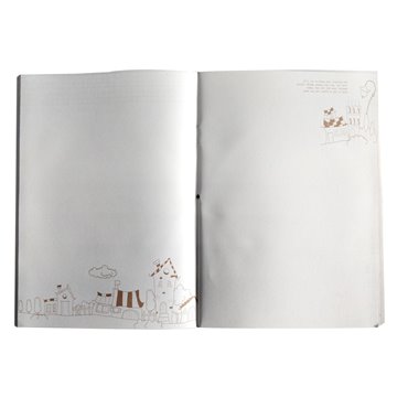 Notebook A540p Copertina In Cartoncino Goffrato 4 Fantasie Interno Bianco