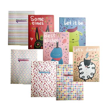 Notebook A5 Interno A Righe Copertine Con Fantasia Assortite