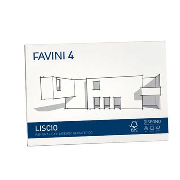 Blocchi Favini 4 220 33x48 Liscio Sq. Ff.20 A167503