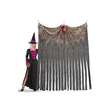 Tenda Con Teschio Pirata H 200x150cm Halloween