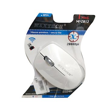 Mouse Wireless Bianco 2000dpi Ricevitore Usb M-z012