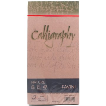 Buste Calligraphy Nature 11x22 Pz.25 Gr.120 Mandorla A57c104