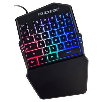 Tastiera Gaming Con Filo Ek-rgb02 Wasd Retroilluminata Maxtech