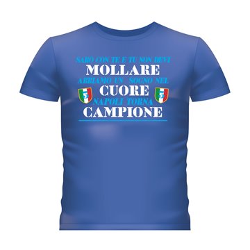 T-shirt Napoli Non Mollare Taglia M