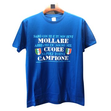 T-shirt Napoli Non Mollare Taglia M