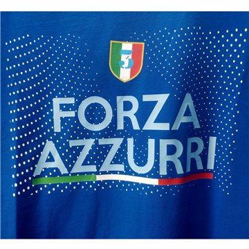 T-shirt Napoli Forza Azzurri Tricolore Taglia M