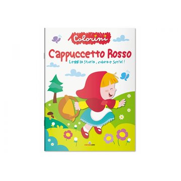 Album Da Colorare Cappuccetto Rosso 11089