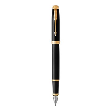 Parker Im Black Lacquer Gt Stilografica Pennino M Inchiostro Blu