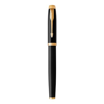 Parker Im Black Lacquer Gt Stilografica Pennino M Inchiostro Blu