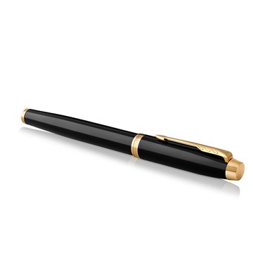 Parker Im Black Lacquer Gt Stilografica Pennino M Inchiostro Blu