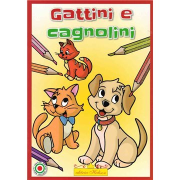 Libro Da Colorare Gattini E Cagnolini 6113