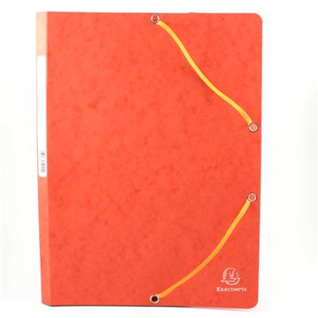 Cartelle 3 Lembi Con Elastico 24x34 Arancio