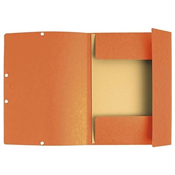 Cartelle 3 Lembi Con Elastico 24x34 Arancio