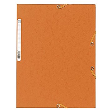 Cartelle 3 Lembi Con Elastico 24x34 Arancio