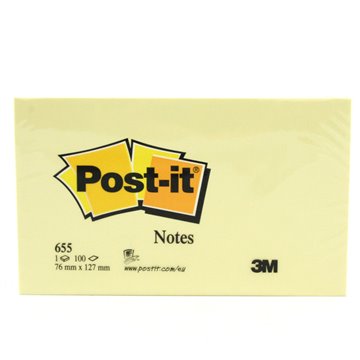 Post-it 655 7,6x12,7 22903 Giallo 22903