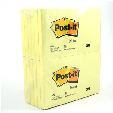 Post-it 655 7,6x12,7 22903 Giallo 22903